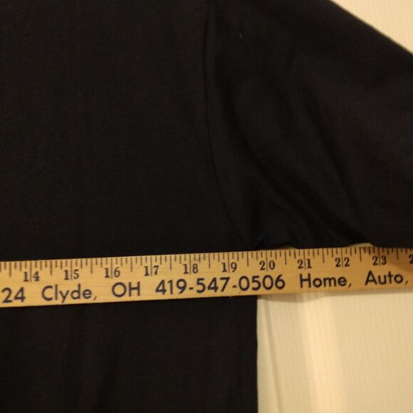 Vans tshirt mens M Medium navy blue graphic logo classic fit skateboarding surf - Picture 5 of 8